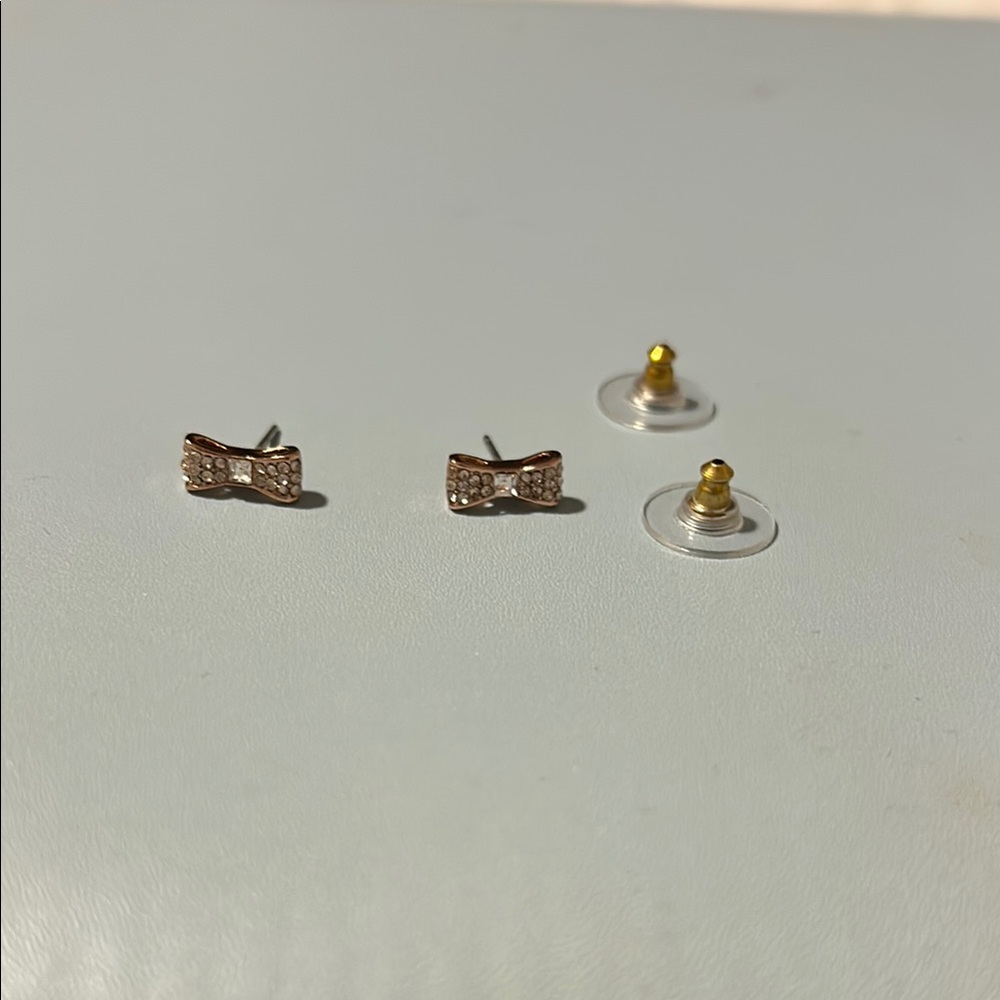 Bow Shaped Stud Earrings